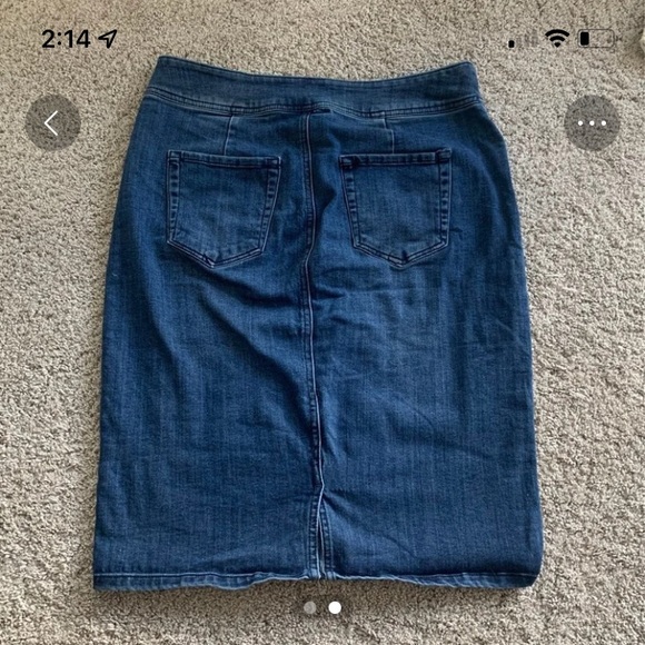 denim midi skirts - Picture 2 of 15